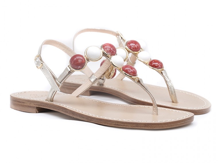 Elisa sandals with red...
