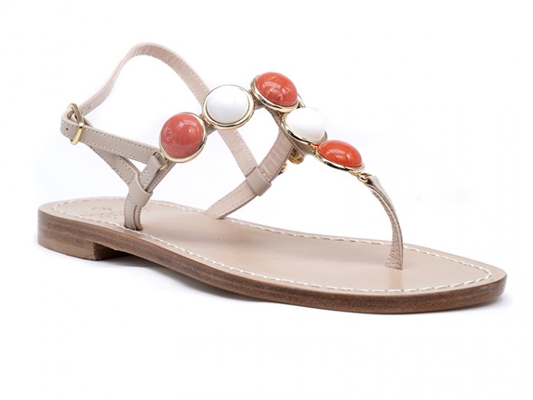 Elisa sandals with red red...