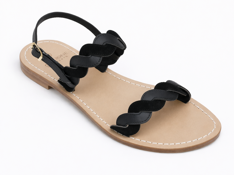 Gisel sandals with two...