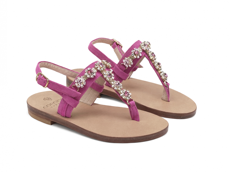 Positano baby jewel sandals