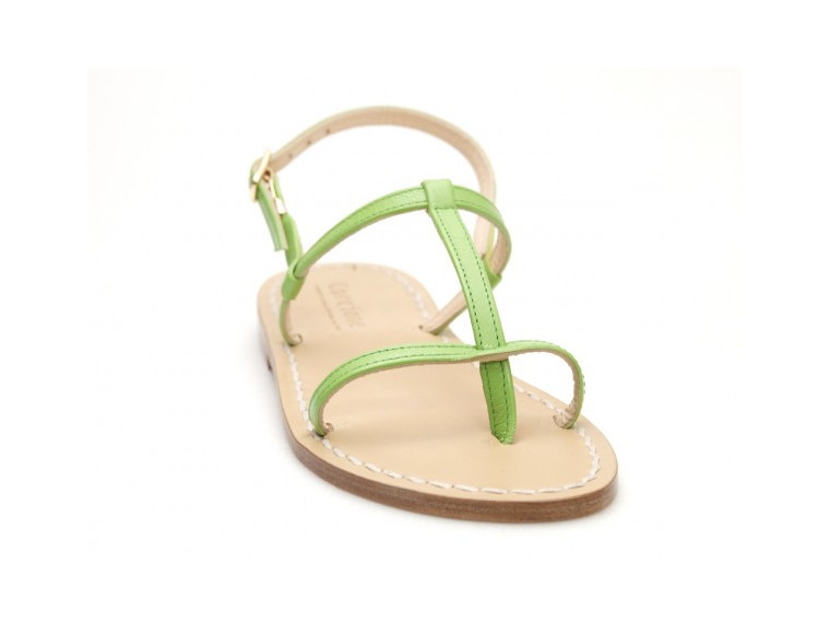 Oceania - green sandals
