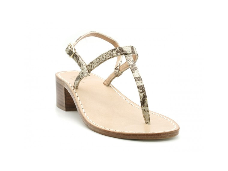 T python sandals