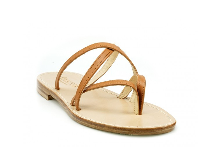 Crossed positano sandals