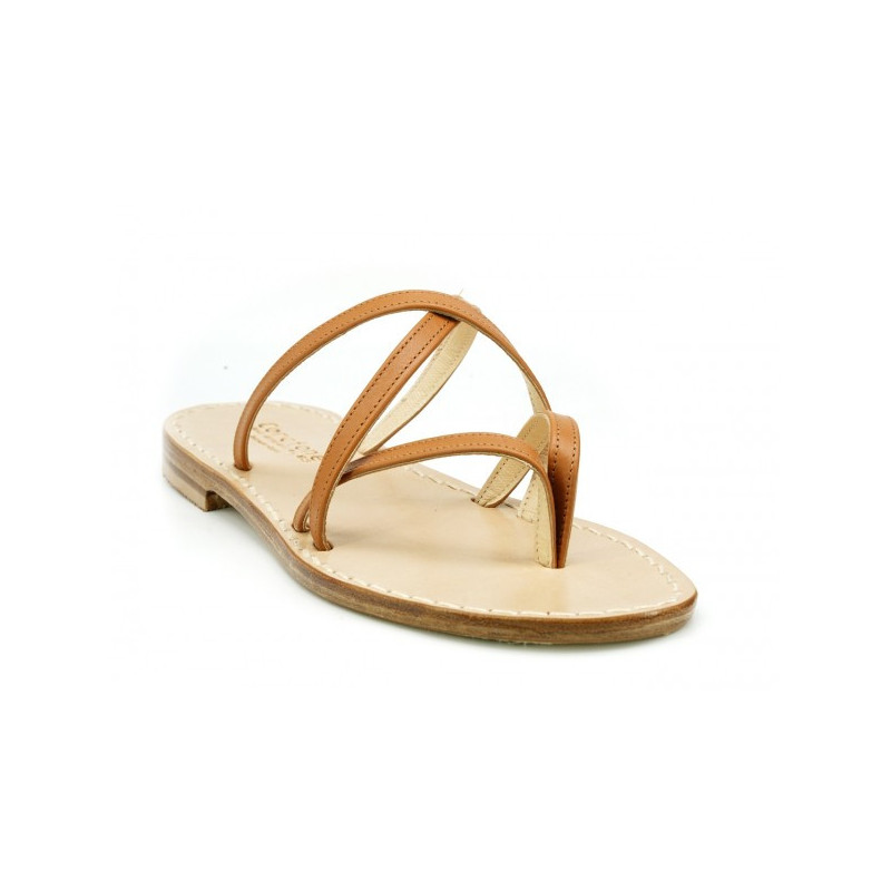 Crossed positano sandals