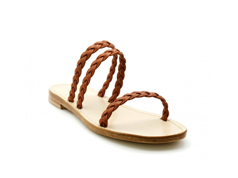 Three braids sandals