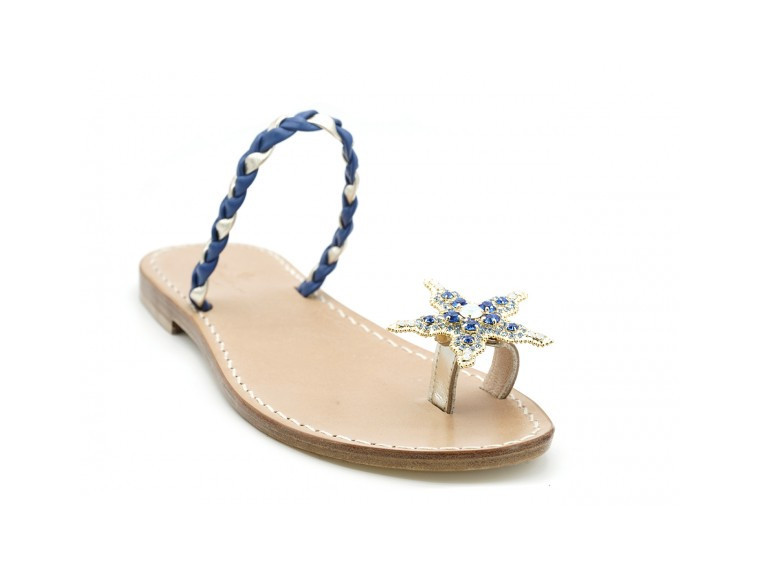 Haru - sandals with braid...