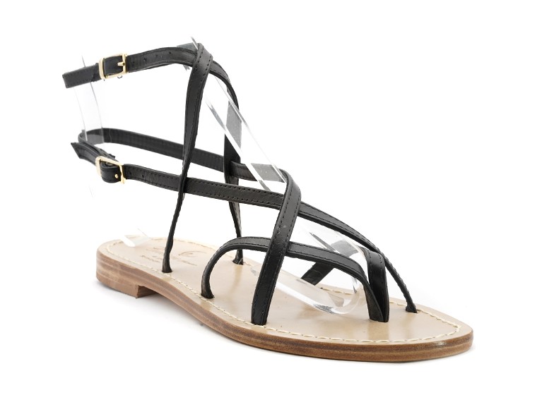 Maria - sandals tied at the...