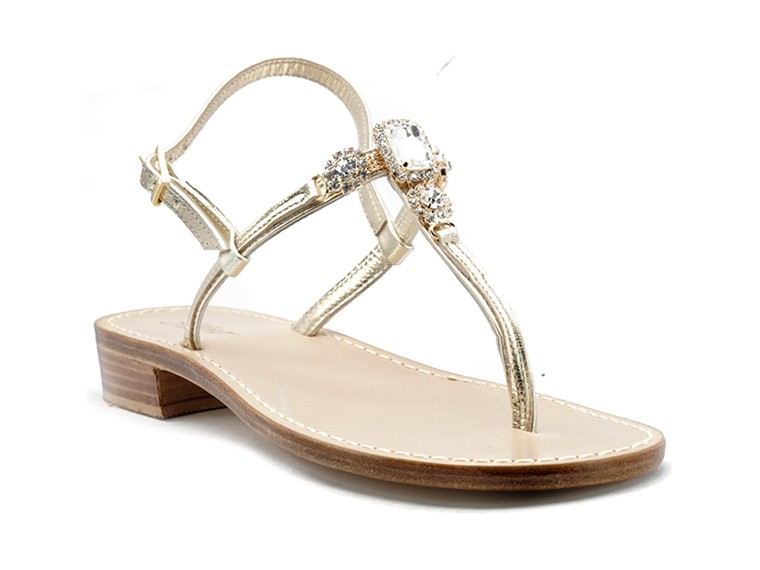 Sirio - platinum flip flops