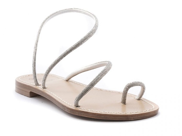 palapa sandals with jewel lace