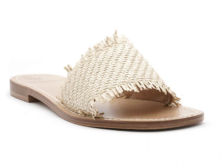 raffia slipper