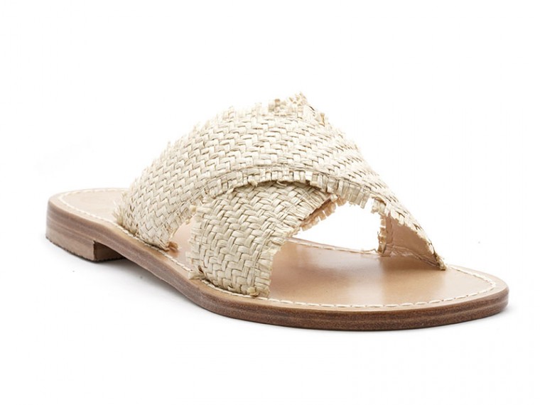 raffia slipper