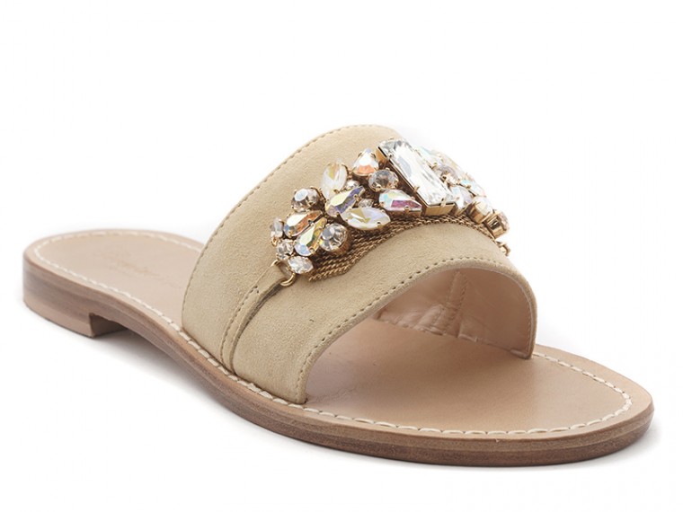 longano- jewel slipper sandals