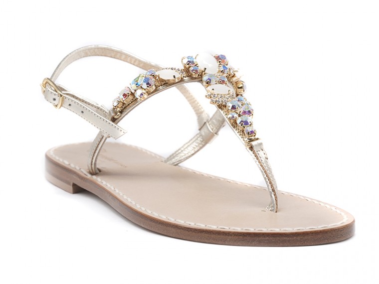 Sandali gioiello smeraldo...