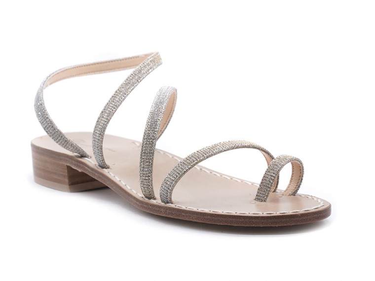 aura - sandals with glitter...