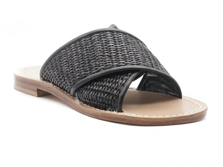 ciabatta rafia a incrocio