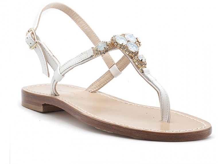 Altair - white Capri sandals