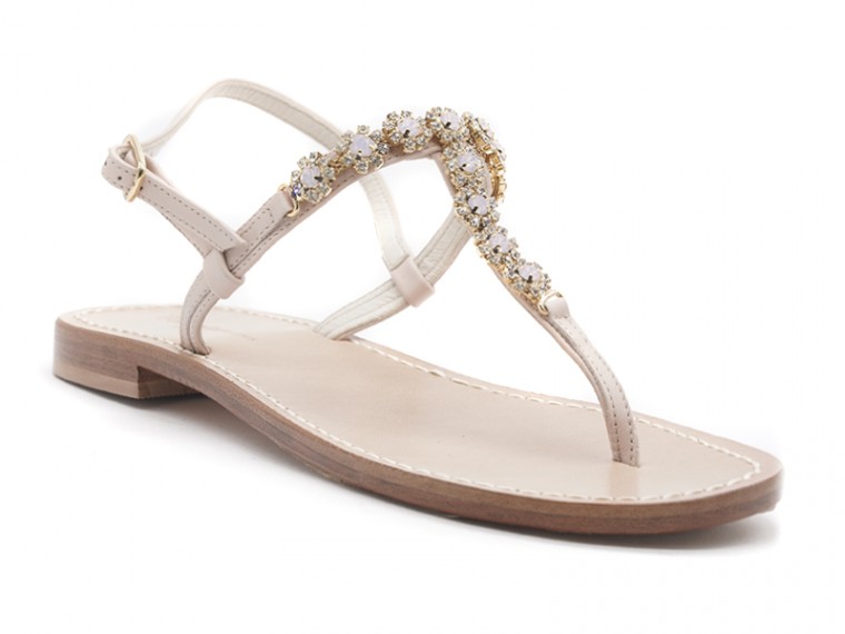 Sandali fiorellini pink