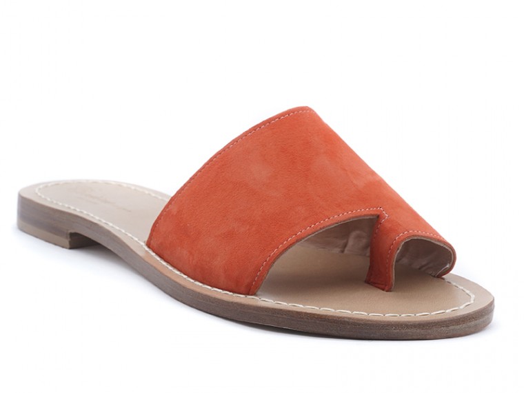 Elettra ciabatta camoscio