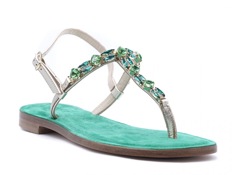 sandali Cleopatra verde