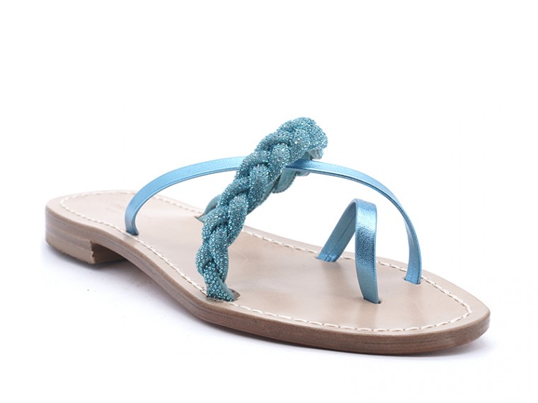 Da Vinci sandali lurex con...