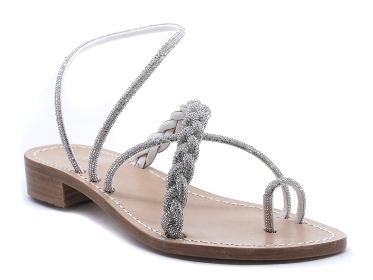 Da Vinci sandali lurex con...