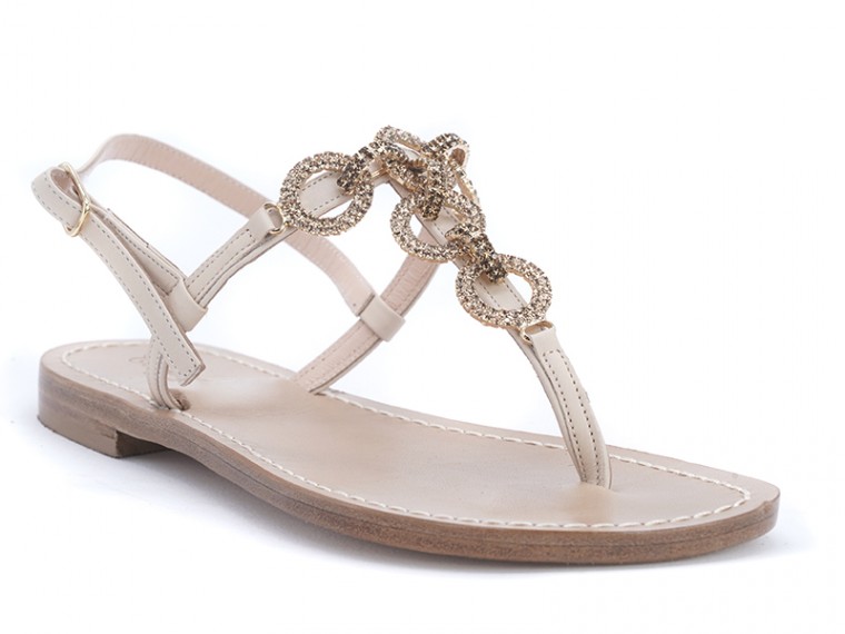 Positano sandals beige...
