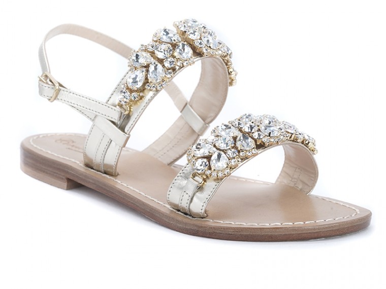 libertà gold   sandals