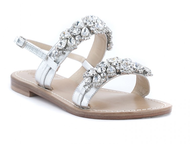 libertà silver    sandals