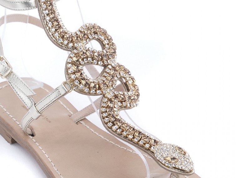 ambra anklet snake sandals