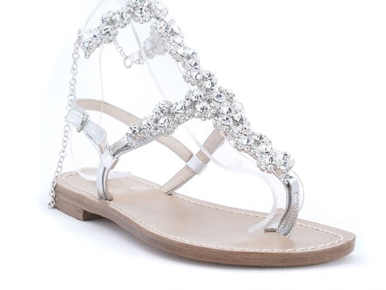 Eris - silver ankle Jewel...