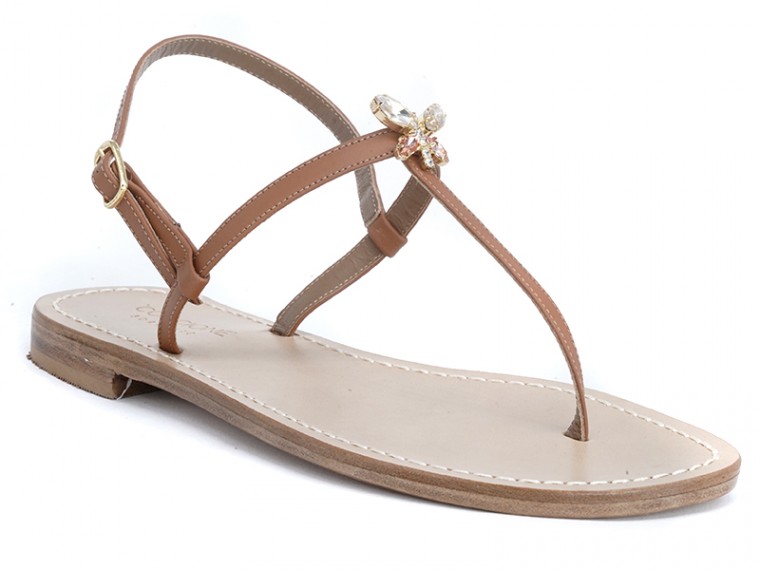 Dragonfly blue sandals