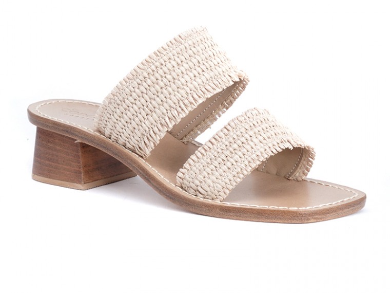 Fatima sandali rafia tacco...