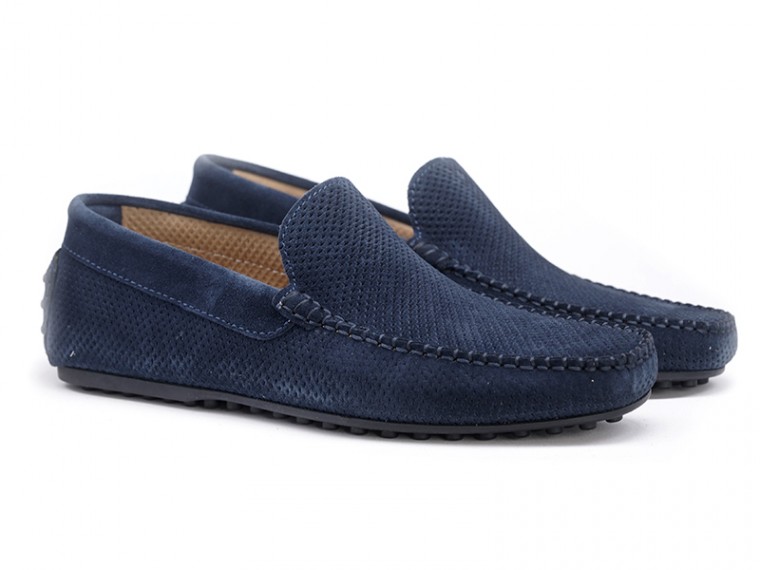 mocassini uomo in camoscio...