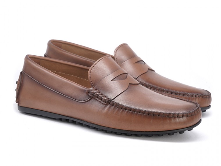 Men's leather loafers