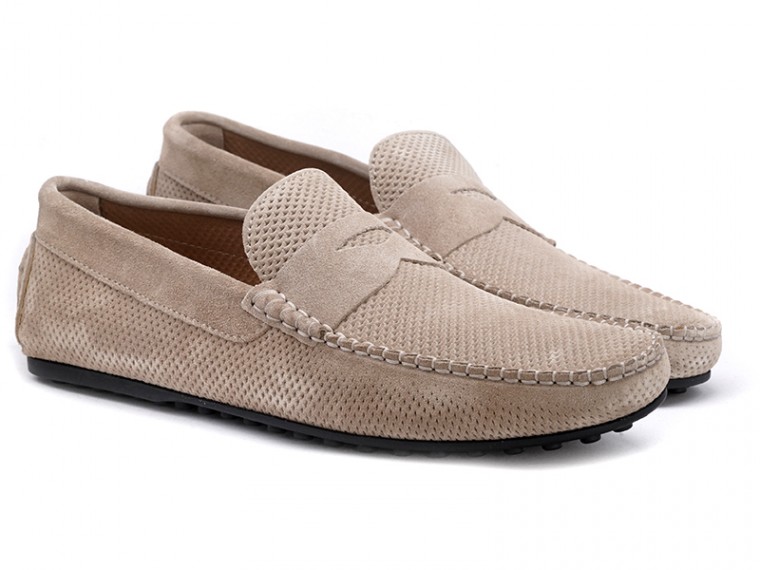 Men's moccasins beige...