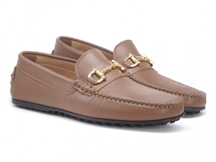 blu men's loafers with buckle