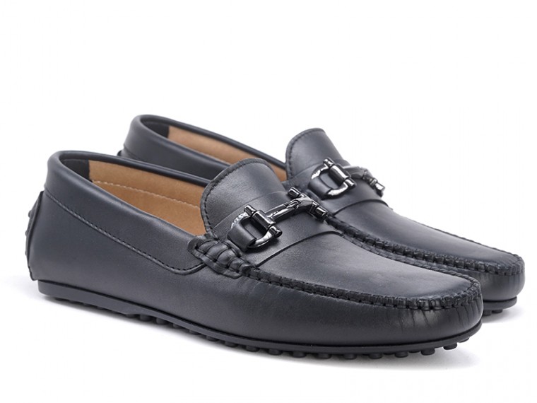 mocassini uomo nero  pelle...