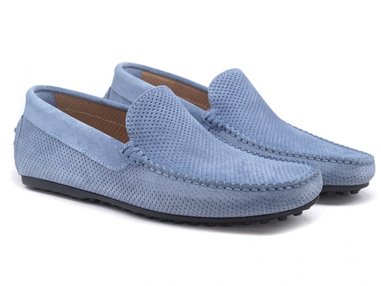 Men's loafers jeans heeled...
