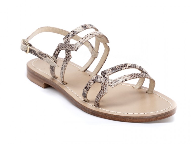 manila Capri sandals two bands