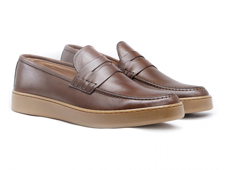 Men's loafers amber bottom...